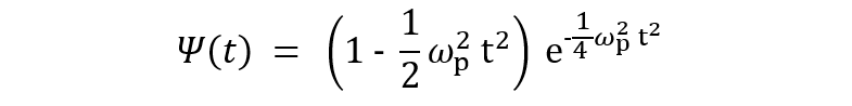 Image with Ricker Wavelet Function